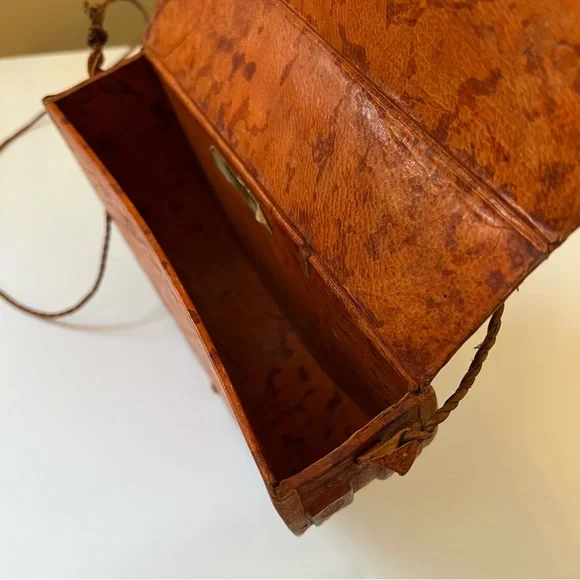 Vintage handmade purse from Benin - Picture 3 of 12